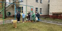 В учреждении прошел субботник.